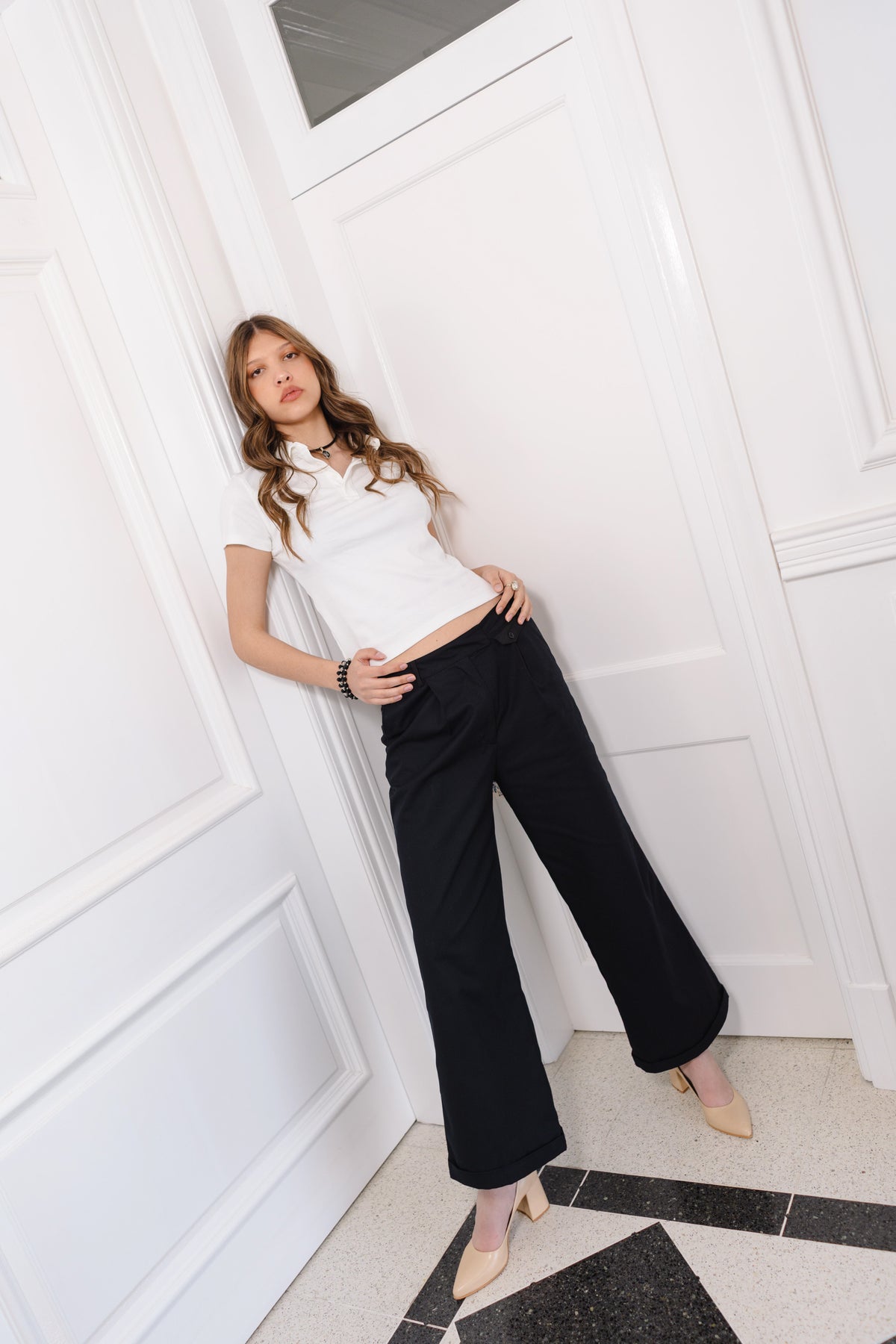 Pantalón Sastrero de Sarga - Mujer